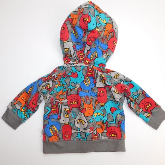 Heidi Klum Boys 6 months Monster Full Zip Hoodie - Picture 6 of 8